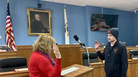 Tonica native sworn in as La Salle firefighter and EMT