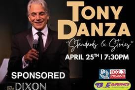 The Dixon Historic Theatre Welcomes Tony Danza on April 25!
