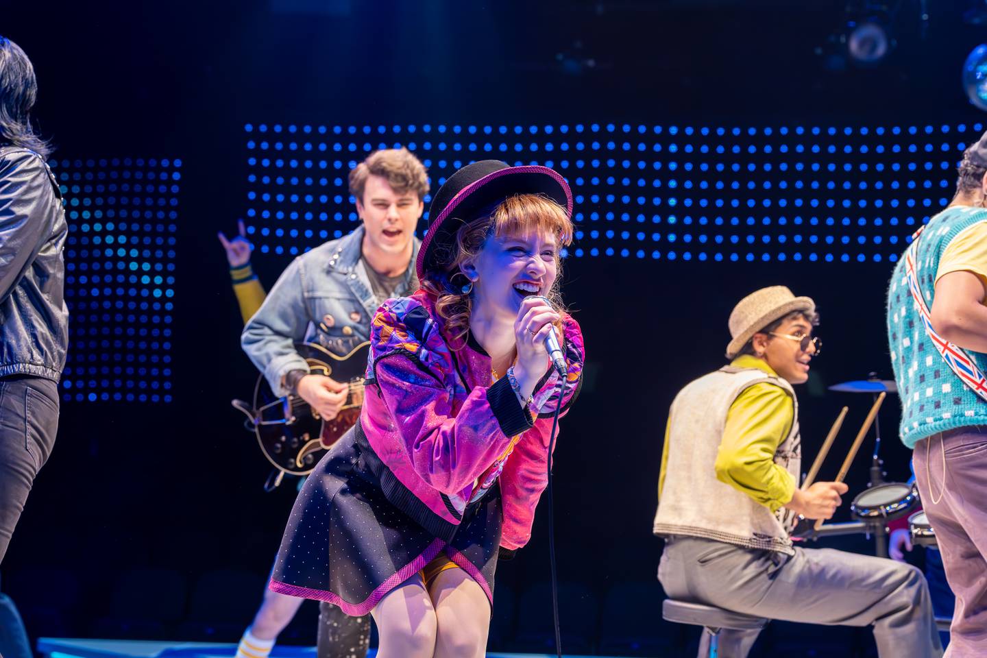 Ian Couresy (from left), Christina Priestner and Caleb Mathura are in the cast of the world-premiere musical “Always Something There … ” will play through Aug. 10 at the Marriott Theatre in Lincolnshire. 2025