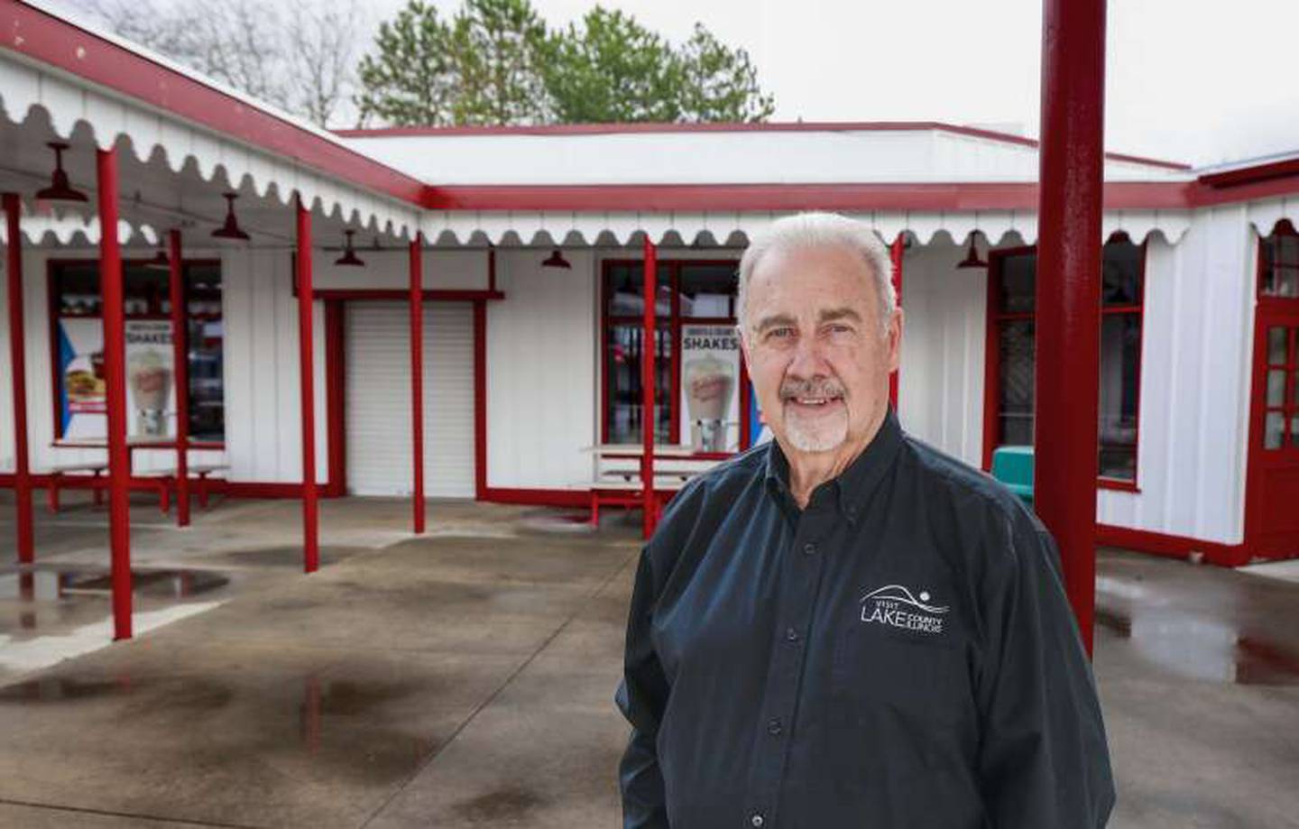 John Maguire, senior director of community engagement at Visit Lake County, worked at what was then known as Burgers on the Run (now Johnny Rockets) on opening day at Marriott’s Great America May 29, 1976.