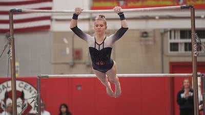 Gymnastics: Downers Grove tops again in Hinsdale Central Sectional led by Sam Phillip, Ava Sullivan