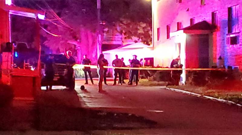 Police investigate a shooting on the 400 block of South Dearborn in Kankakee.