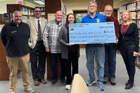 Hinckley library receives $18K donation for new desks