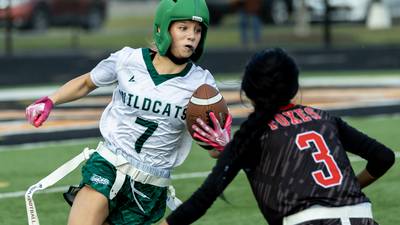 Photos: IHSA Danville Sectional Plainfield Central vs. Yorkville, flag football