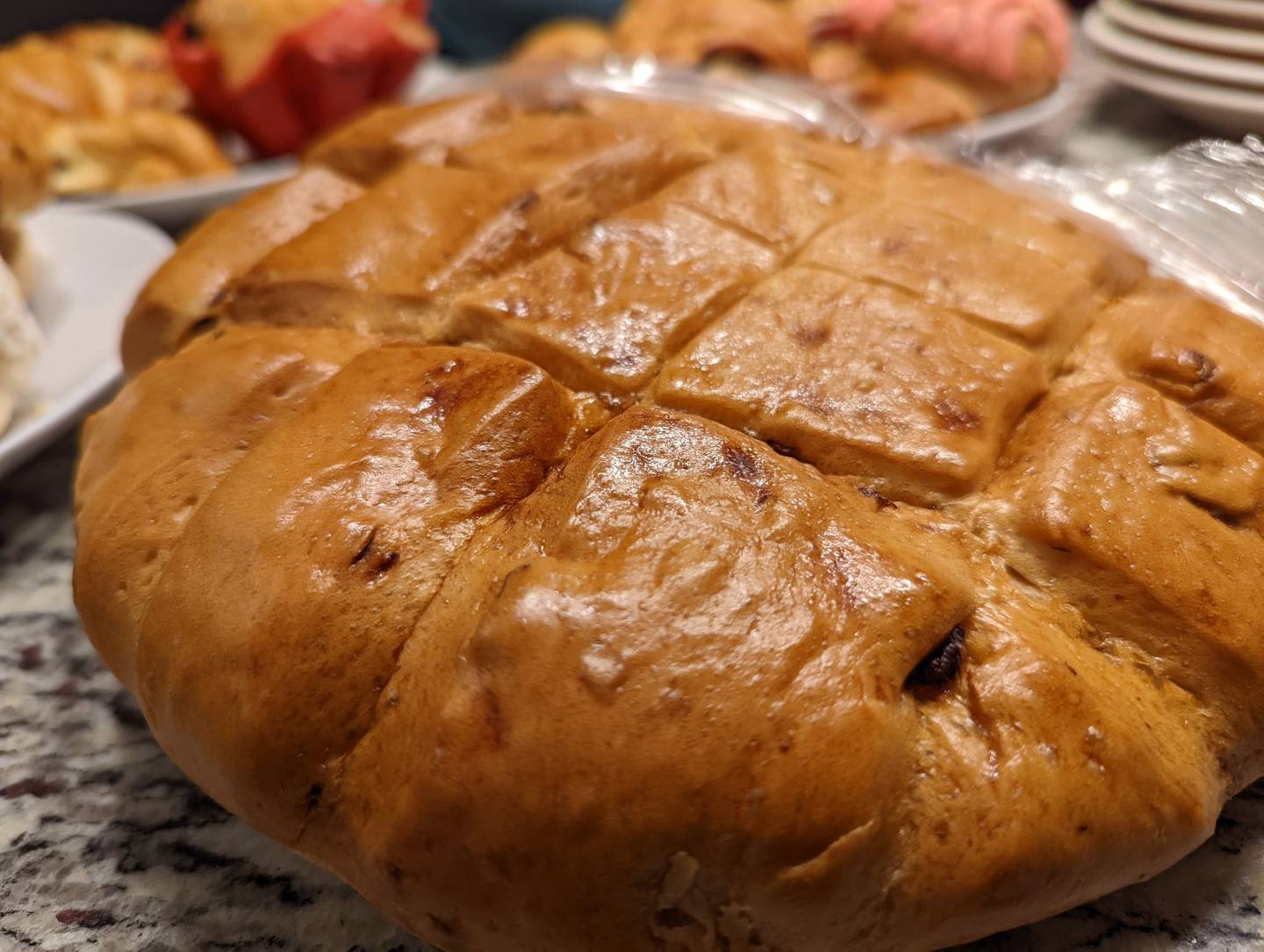 La Chicanita Bakery in Crest Hill offers a wide variety of homemade breads and pastries, juices, sandwiches and custom cakes. Pictured is a loaf of day-old bread.