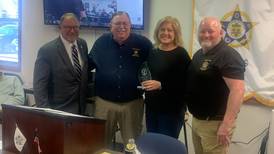 Carol Turney stood by her man and 1 police organization is thankful.