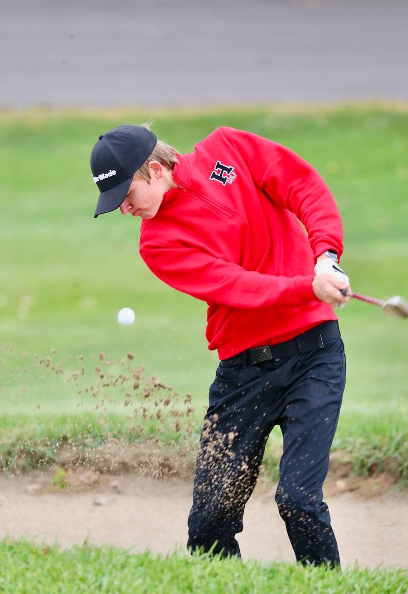 Hall sophomore Landen Plymis the 2022 BCR Male Golfer of the Year.
