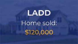 Single-family home sells for $120,000 in Ladd