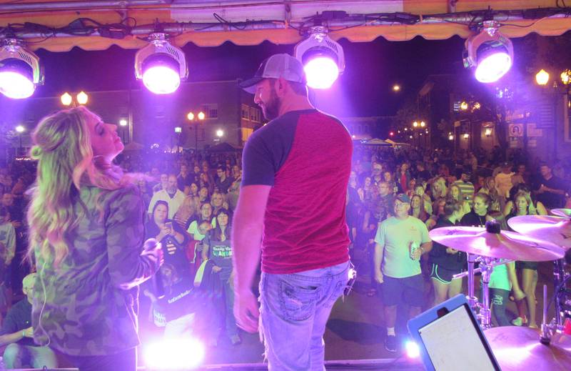 A musical act performs during Sycamore's Ribs, Rhythm and Brews Fest. Photo provided by Sycamore Chamber of Commerce.