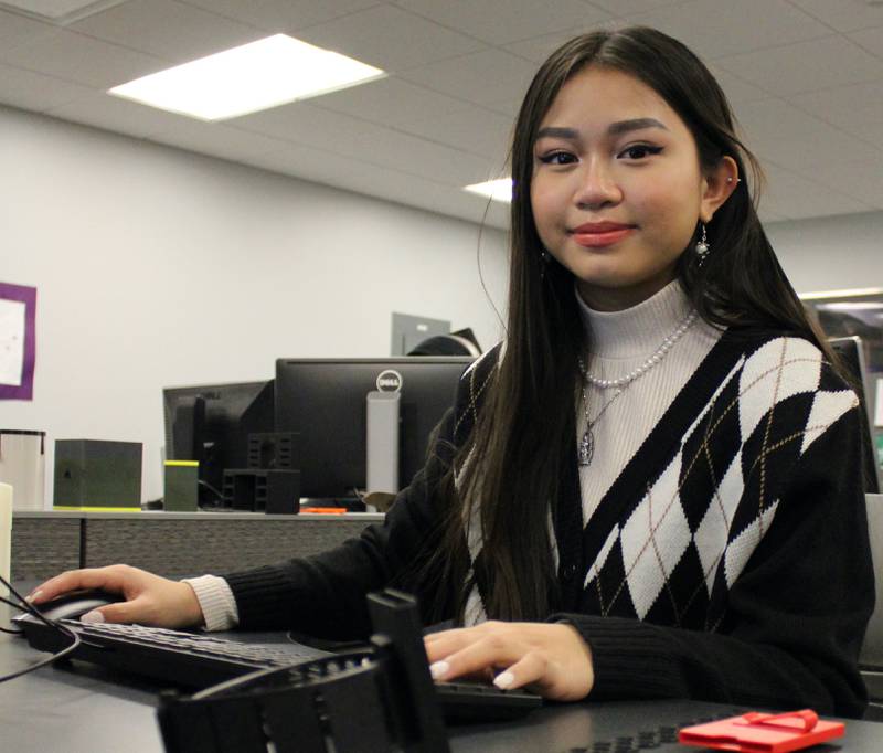 Freshman NiNi Hoang, of Streator, is planning to transfer to Northern Illinois University after Illinois Valley Community College.