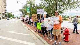 Protesters in Joliet rally against Trump agenda, call for resistance