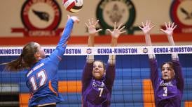 Photos: Genoa-Kingston volleyball takes on Rochelle