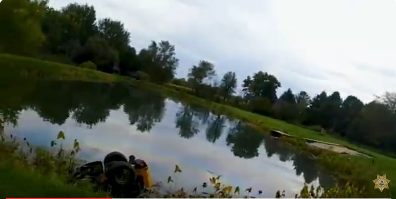 Kendall County Sheriff Dwight Baird is lauding the efforts of two sheriff’s deputies who worked with Plainfield Fire Department personnel to rescue a man on Oct. 11 after he became pinned under a lawn tractor in a small pond in Oswego Township.