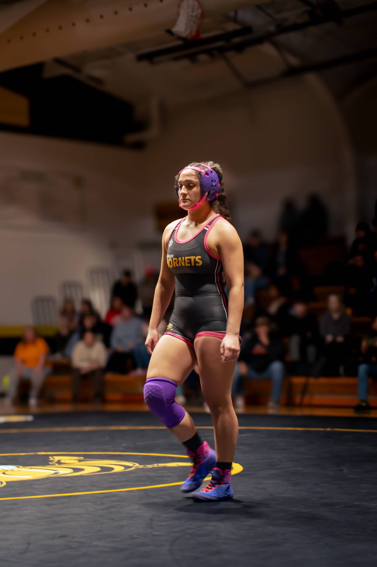 Harvard senior wrestler Ithandehui Rosas has a 24-3 record this season. Rosas qualified for the IHSA state tournament as a sophomore.