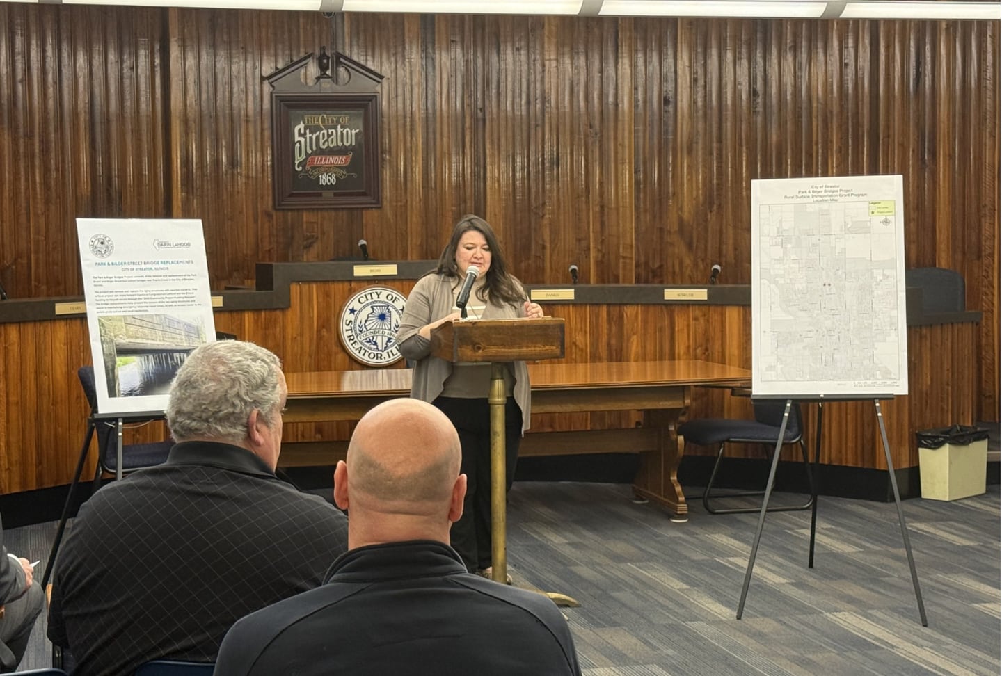 "We are incredibly grateful to Congressman LaHood and his team for their support and advocacy," Streator Mayor Tara Bedei said on Thursday, May 7, 2026, in an announcement of the federal funding to replace the Park and Bilger Street bridges. "I also want to take a moment to recognize and thank our city staff, especially our engineering and administration teams, whose dedication and behind-the-scenes work made this opportunity possible."