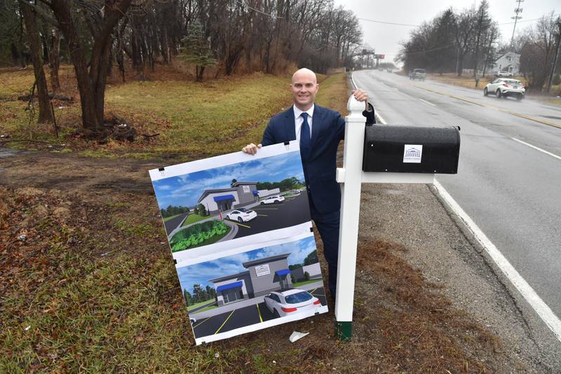 Dr. Joe Sheehan wants to use part of his 22 acres for a hemp and honey retail business on Roosevelt Road in Winfield.