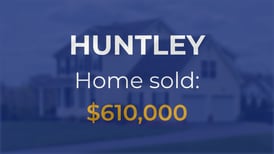 Single-family home sells for $610,000 in Huntley