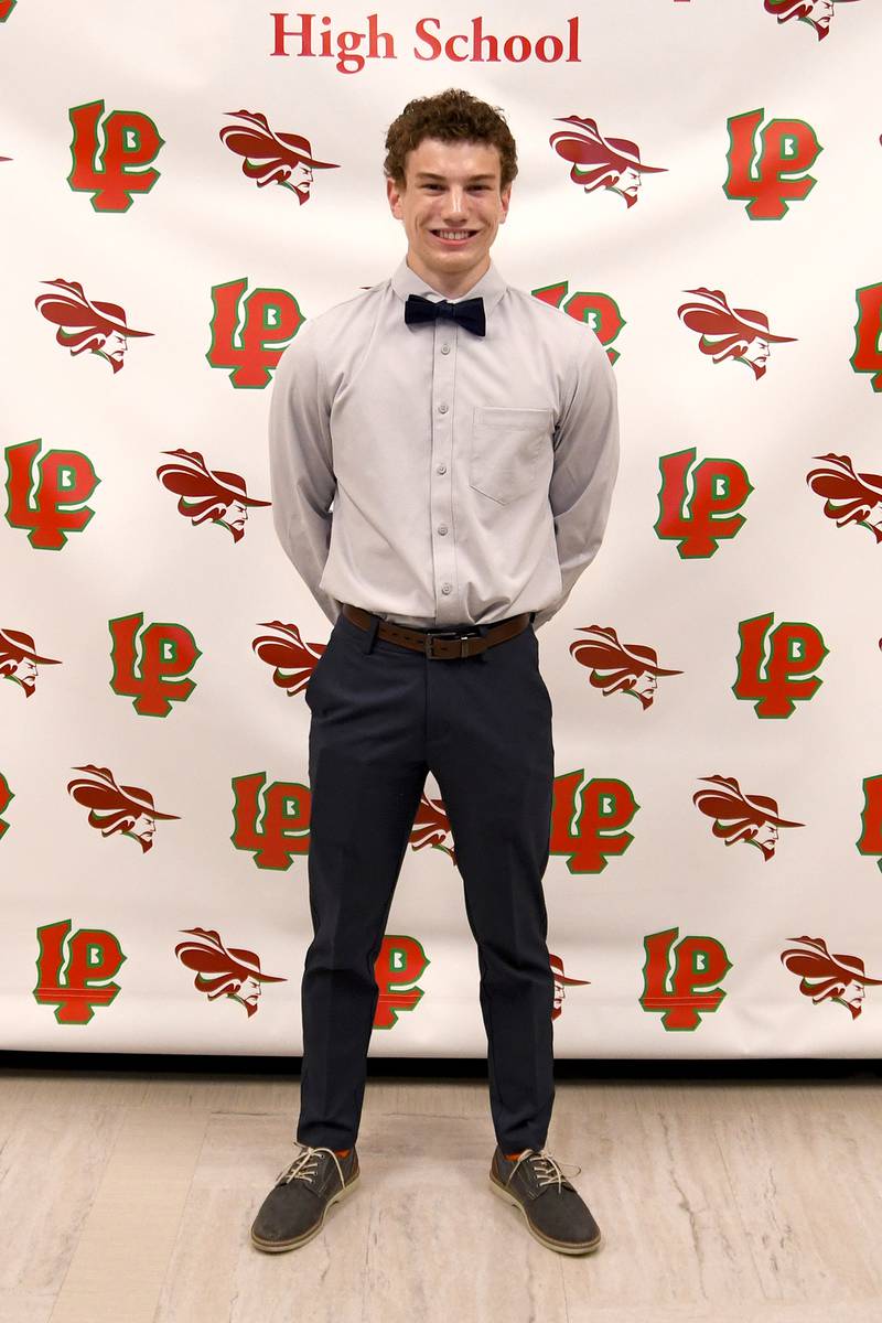 Neil Olivero received the $1,000 Herbert W. Bekermeier Scholarship, which is awarded to a graduating senior who has received a varsity letter for participation in track or basketball.