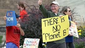 Photos: Rally held in DeKalb to promote the use of renewable energy sources, lessen dependence on fossil fuels