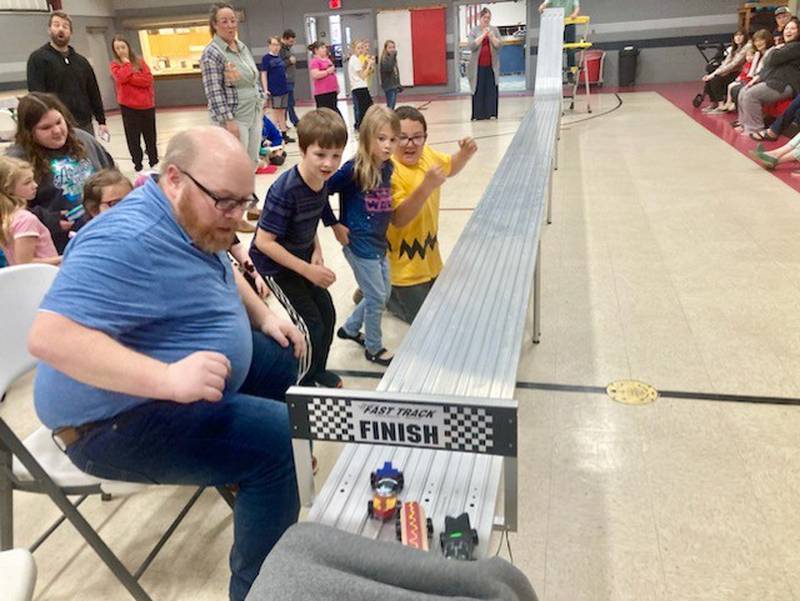 AWANA Pinewood Derby Night at Princeton Bible Church.