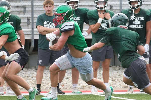‘It’s fun’: L-P, St. Bede renew rivalry with joint practice 
