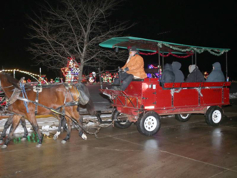 Photos: Carriage rides offer magical tour through Celebration of Lights in La Salle. 