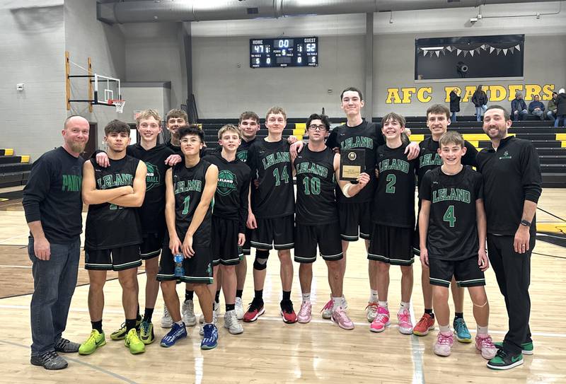 The Leland Panthers boys basketball team captured the championship of the season-opening Ashton-Franklin Center Turkey Tournament on Wednesday, Nov. 26, 2025.