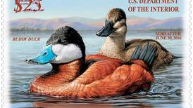 Stamp art exhibit opens at Plum Creek Nature Center in Crete