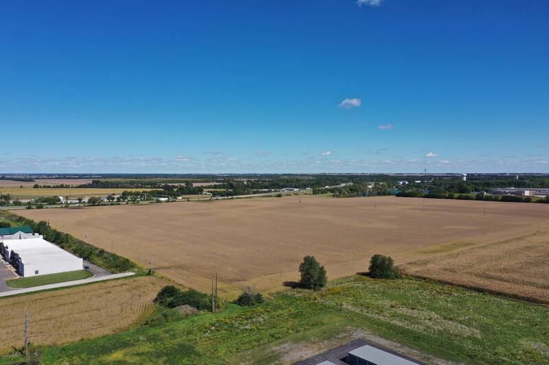 This parcel located to the east of Menards, Lily Pads and Progress Village on Tuesday, Sept. 27, 2022 is owned by Mertel Cement Company in Peru.
