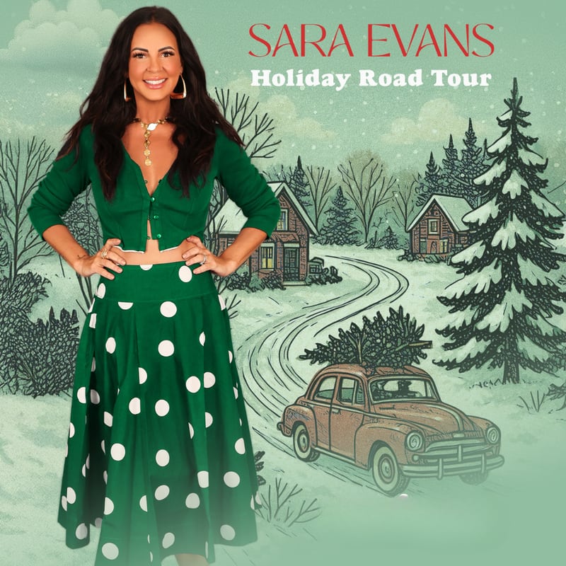 Country star Sara Evans will be at the Arcada Theatre in St. Charles on Dec. 21, 2025.