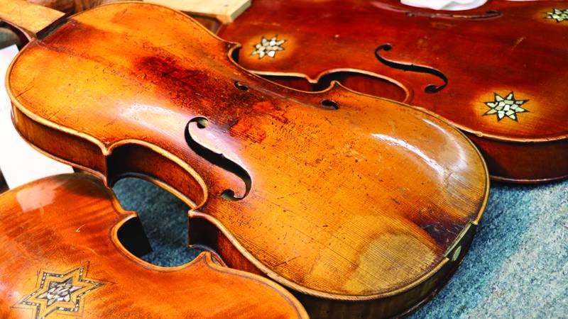 The Joliet Public Library will host an exhibit of six Holocaust-era violins in its lower level from Aug. 8 through Sept. 7.
The exhibit is possible through the library’s partnership with the Jewish Community Centers of Chicago. An opening will be held at 6 p.m. Aug. 8.