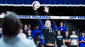 Freshman Zoey Carlson, Newark rally to hand Aurora Christian first loss in three-set thriller