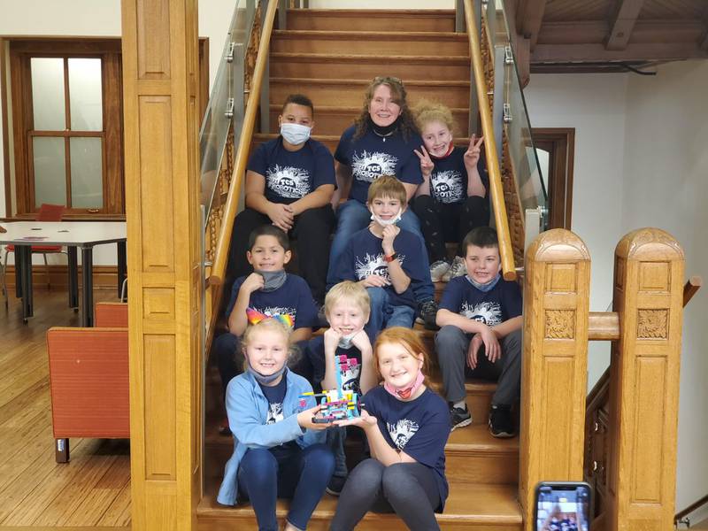 The robotics team at Trinity Christian School in Shorewood recently received the Rising Star Award from First Lego League.