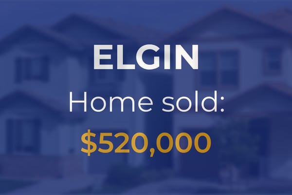Single-family home sells in Elgin for $520,000