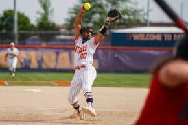 Jaelynn Anthony overcomes early struggles, pitches Oswego past Yorkville to match program win record