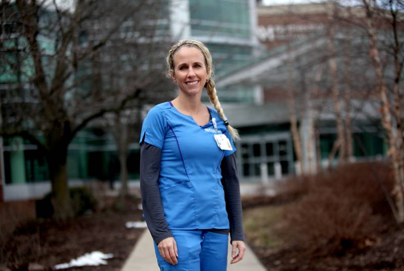 Renee Adams of Yorkville, a registered nurse for Northwestern Medicine.