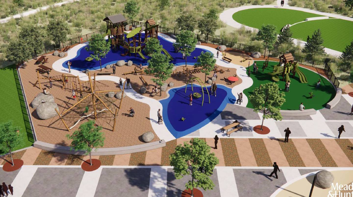 The Sterling City Council Monday, Aug. 7, 2023, approved paying two vendors nearly $457,000 for equipment to be installed in a multi-age, ADA-compliant playground at the burgeoning, yet-to-be-named riverfront park, part of the $300 million Riverfront Reimagined project. The playground will have two areas, one for ages 2 to 5 and the other for ages 6 to 12.
