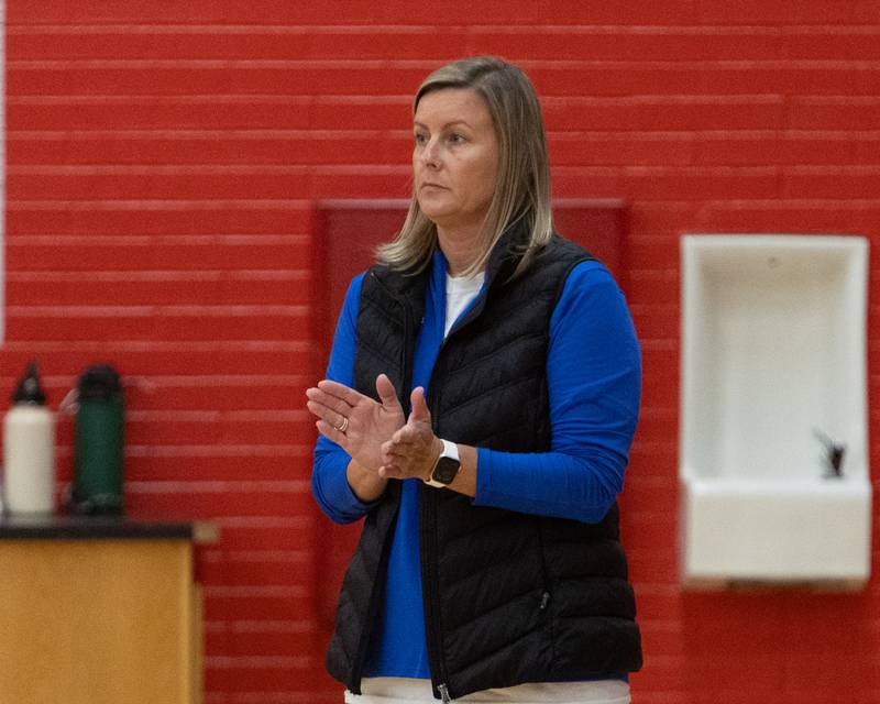 St. Charles North's trainer Shannon Moose at the Class 4A Regional Final on Thursday, October 30,2025 in Naperville.