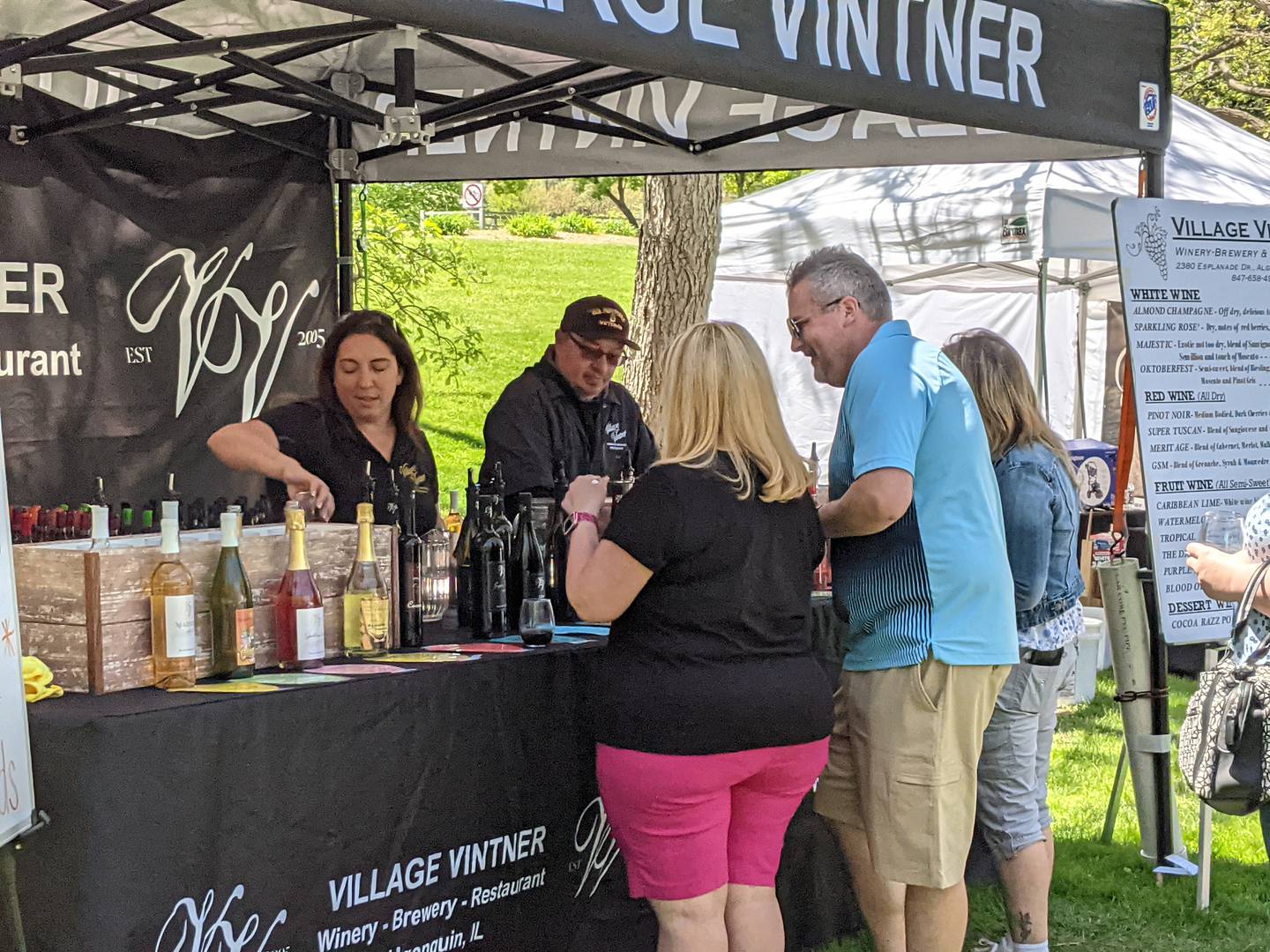 Village Vintner was one of several wineries at Wine on the Fox in Oswego.