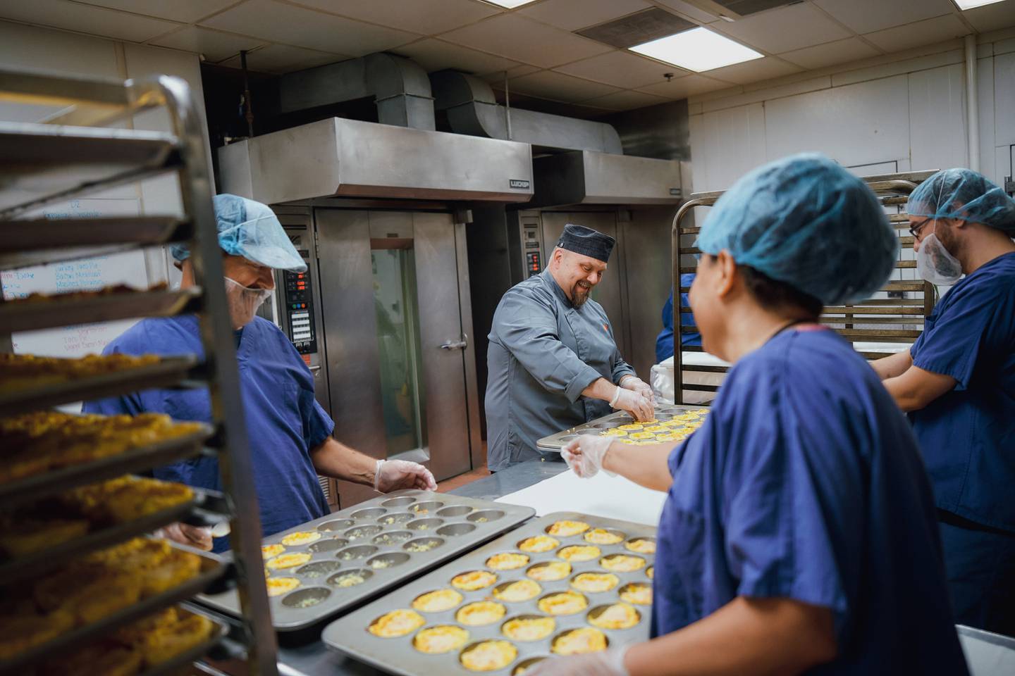 Seattle Sutton's Healthy Eating Executive Chef Marcus Mooney and his staff.