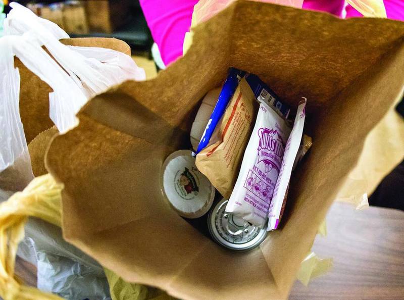 A group of volunteers helped fill Buddy Bags Wednesday evening with all sorts of goodies for children in need.