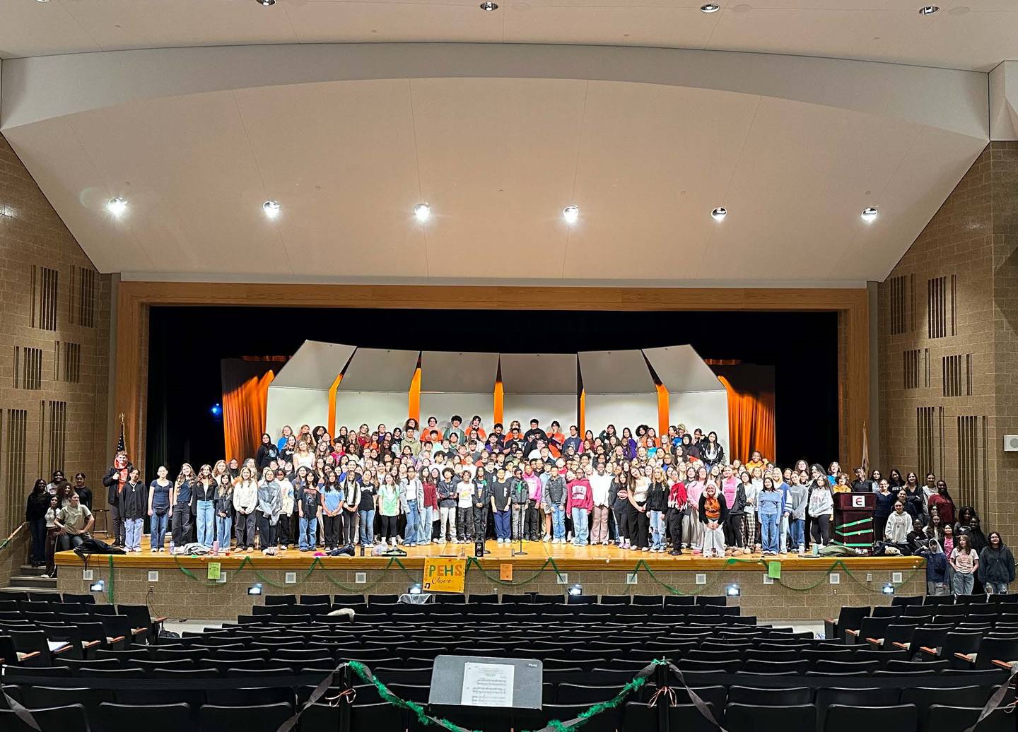 Members of the Plainfield East High School choir will join performers from around the country for the first Candlelight Processional performance of the season at EPCOT in Disney World on Friday, Nov. 28, 2025.
