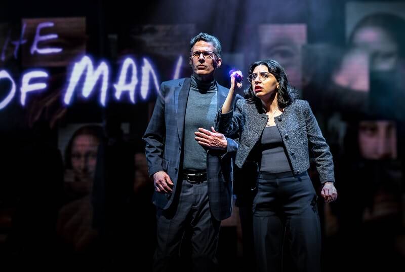 Professor Robert Langdon and cryptologist Sophie Neveu race through a labyrinth of ancient clues and modern dangers in “The Da Vinci Code,” enjoying its Chicago regional premiere through June 1 at the Drury Lane Theatre in Oakbrook Terrace. Visit drurylanetheatre.com.
