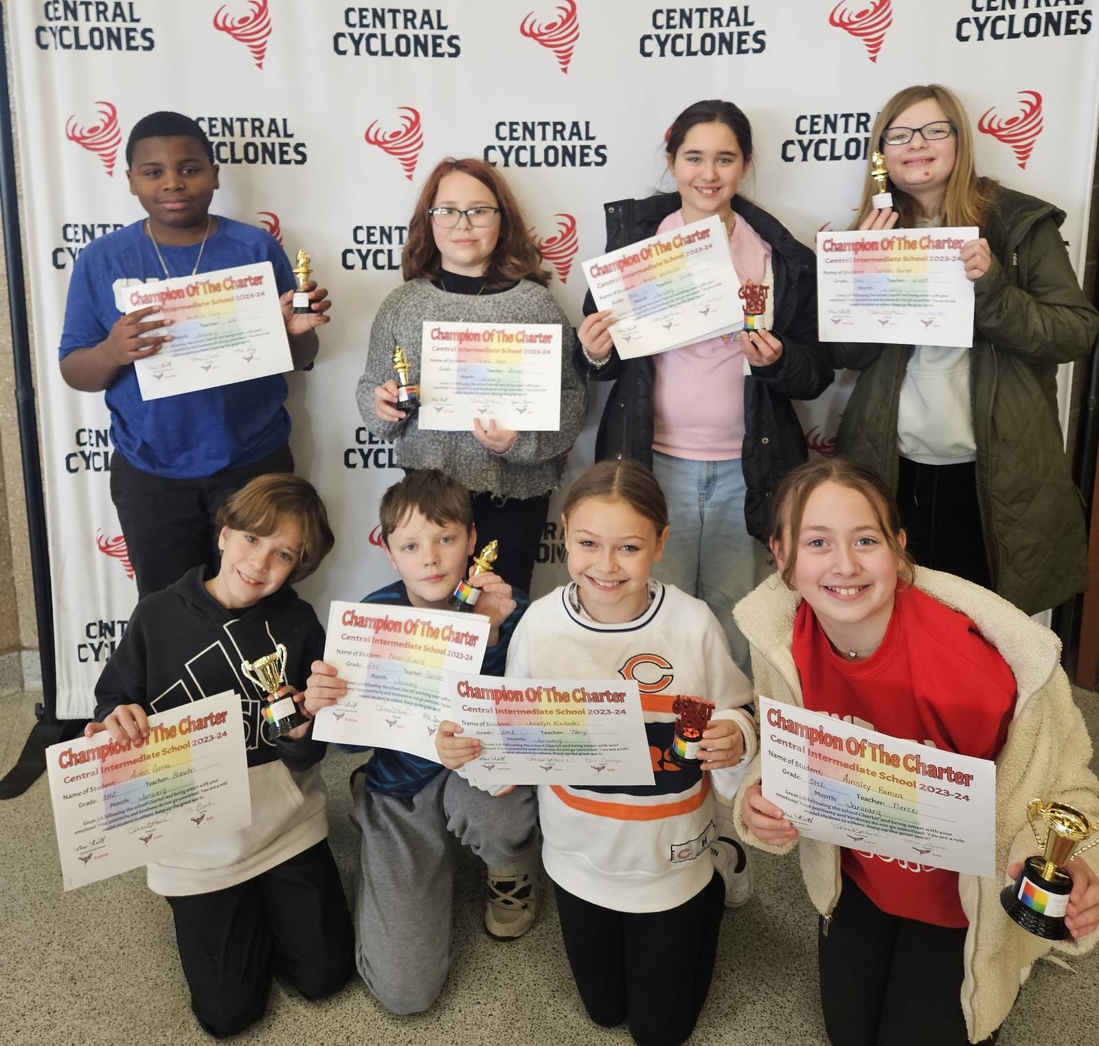 Central School names January 2024 Champions of the Charter Shaw Local