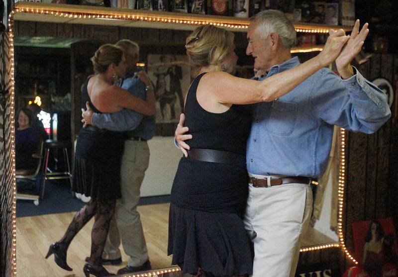 Volunteers learn to dance for Dancing with OUR Stars! fundraiser for