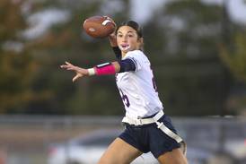 Oswego East junior Danielle Stone is the Record Newspapers Girls Flag Football Player of the Year