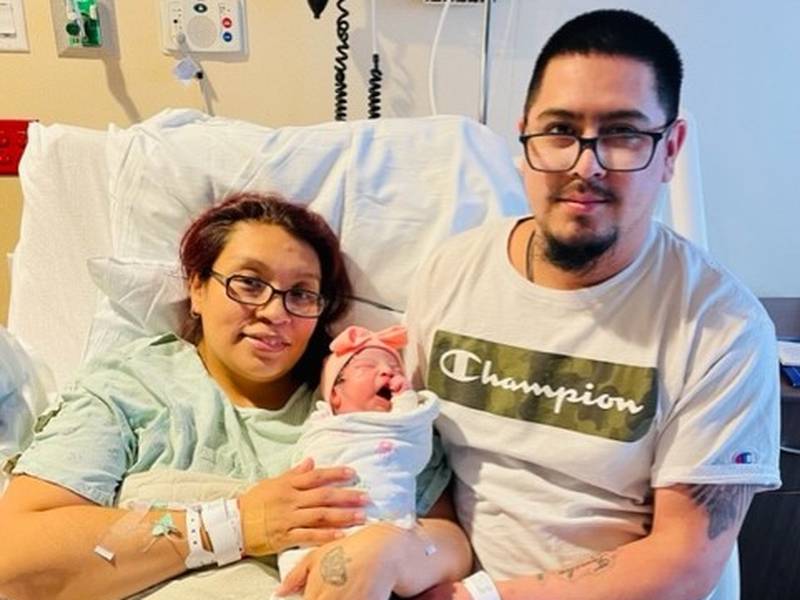 Sofia Sanchez Olmedo was born on Sunday, New Years Day 2023, to Teodora Olmedo and Jose Sanchez of Hebron. Sofia weighed six pounds and measured 19.5 inches.