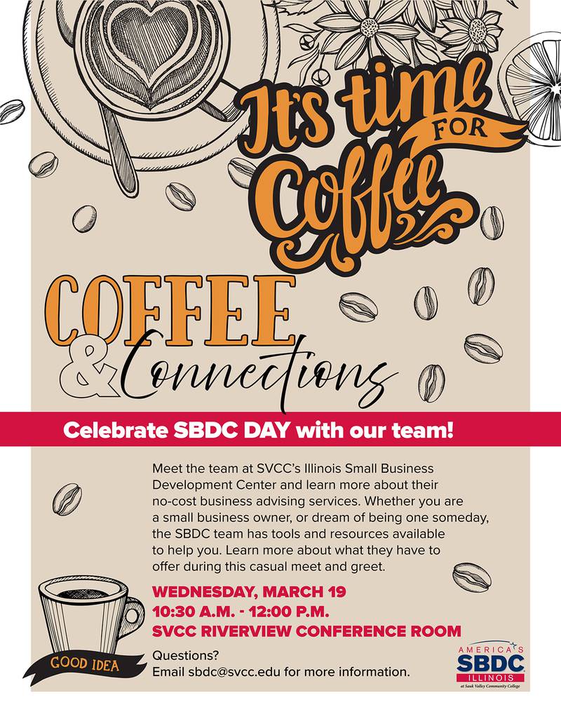 Sauk Valley Community College - Coffee & Connections Highlights Local Business Support at SVCC