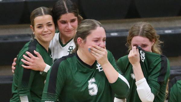 Photos: St. Bede volleyball falls to Orion in the Class 1A Regional semifinals