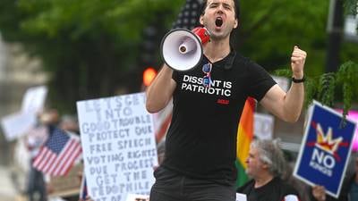‘Good Trouble Lives On’ rally draws hundreds in Kane County